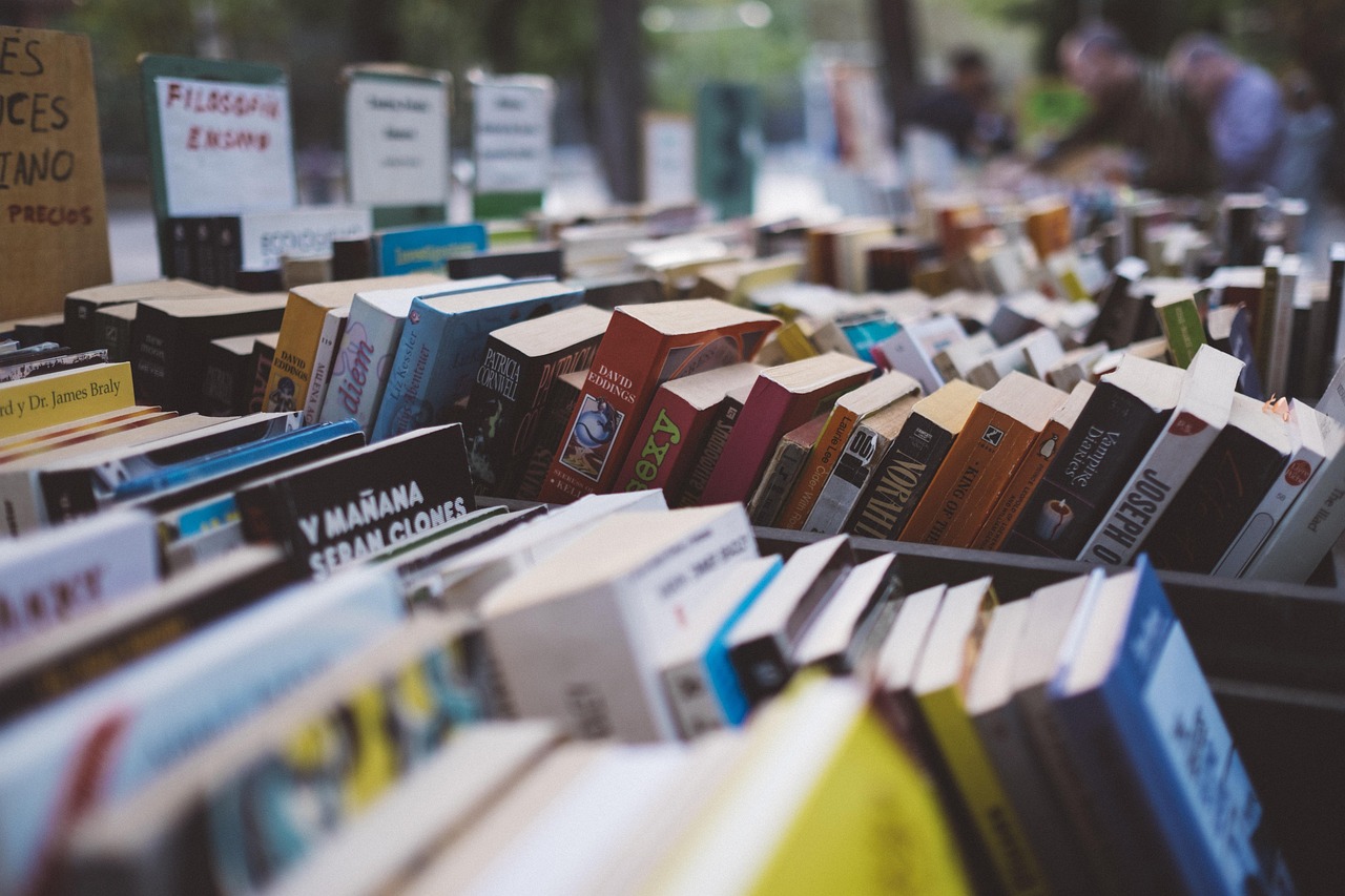 Independent bookshop shelves packed with spines